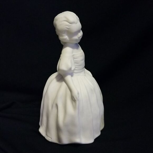 Vintage Victoria girl bell Goebel W Germany Ceramic Bells  5" Girl, Sweep Bell - Picture 3 of 12